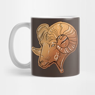 Aries ram design Mug